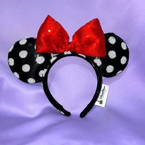 Disney Minnie Mouse Sequin Ear Headband for Adult